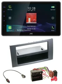 JVC DAB MP3 Bluetooth USB Autoradio für Ford Fusion Kuga Transit 05-12 anthrazit