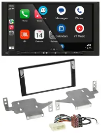 Автомагнитола для Nissan Juke (с 2014) JBL 2DIN, DAB, Bluetooth, USB, MP3