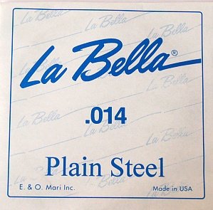 Струна для акустической и электрогитары La Bella PS014, сталь, калибр 14