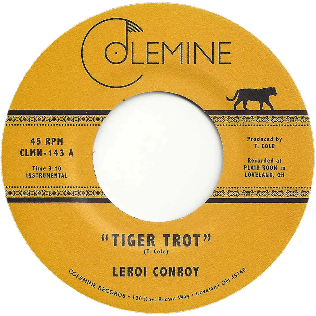 Виниловая пластинка Leroi Conroy – Tiger Trot / Enter (Релиз 2017)