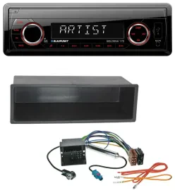 Blaupunkt SD USB 1DIN MP3 AUX Autoradio für VW Polo, Lupo, Fox, Passat, T5