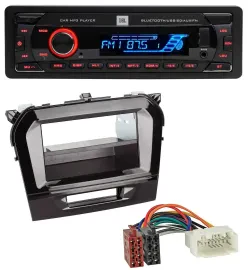 JBL AUX MP3 USB Bluetooth SD Autoradio für Suzuki Vitara (ab 2015)