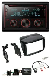 Pioneer 2DIN DAB Lenkrad Bluetooth USB CD Autoradio für Fiat Doblo ab 2010 Opel