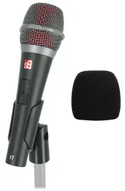 Микрофон sE Electronics V7 Switch суперкардиоидный, с магнитным выключателем, с ветрозащитой WS07