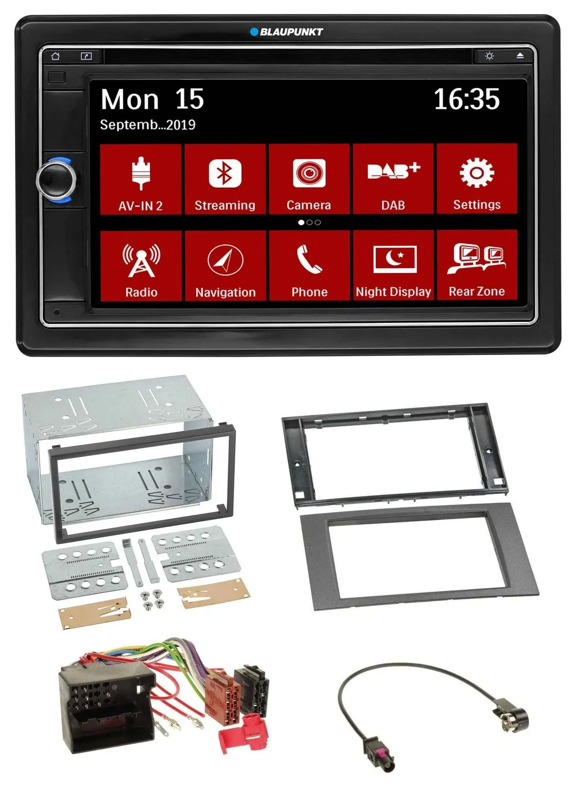 Blaupunkt Bluetooth DAB 2DIN USB DVD MP3 Autoradio für Ford C-Max Galaxy S-Max 0