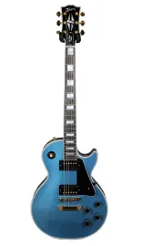 Электрогитара GIBSON Les Paul Custom Pelham Blue VOS, золотая фурнитура
