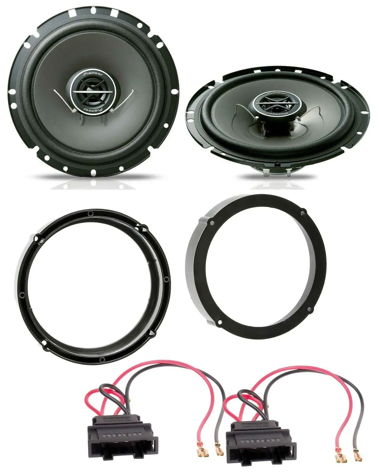 Pioneer 170Watt 2-Wege 16,5cm Lautsprecher für VW Amarok EOS Golf Tiguan up! Tür