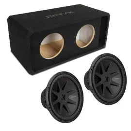 Сабвуфер пассивный NVX NE102P 2x10" щелевой фазоинвертор, 3/4" MDF (с сабвуфером CompVR)