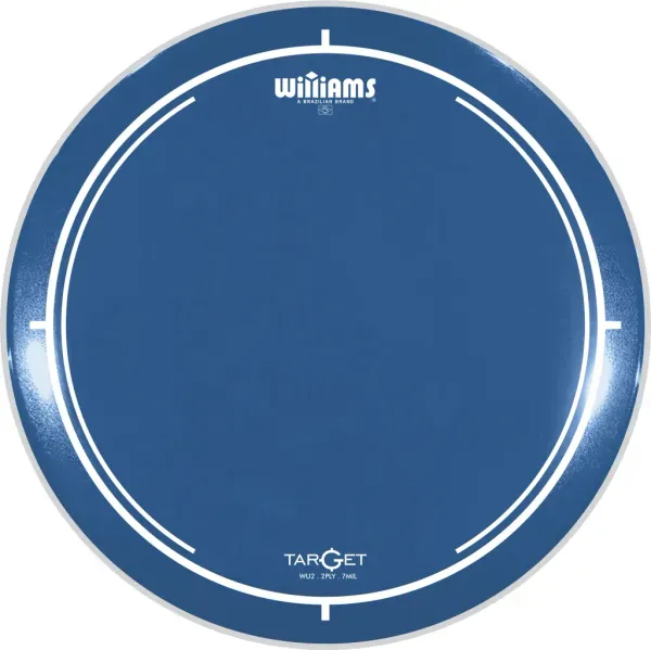 Пластик для барабана Williams 6" Target Blue WU2