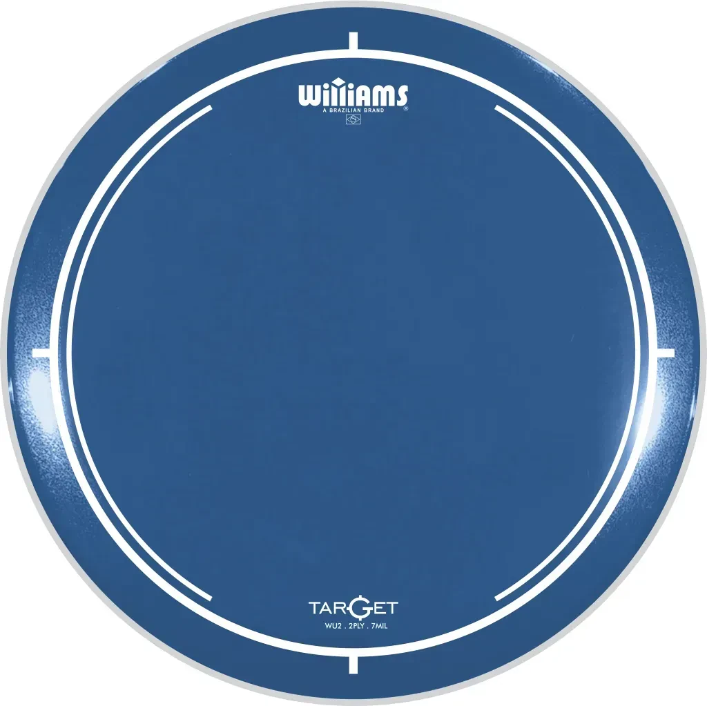 Пластик для барабана Williams 6" Target Blue WU2