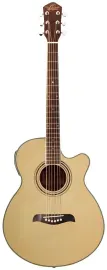 Oscar Schmidt Model OG10CEN Natural Gloss Finish Acoustic Electric Guitar - NEW