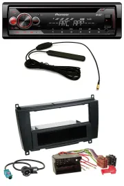 Pioneer CD USB AUX DAB MP3 Autoradio für Mercedes CLK W209 ab 06 Coupe 04-09 Cab