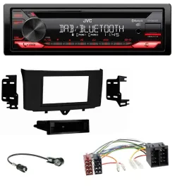 JVC CD DAB USB Bluetooth MP3 Autoradio für Smart ForTwo (2010-2015)