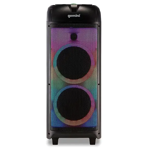 Активная акустическая система Gemini GPLT-360 360 Portable Bluetooth Speaker With LED Party Lighting