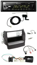 Автомагнитола для Hyundai Santa Fe Pioneer Bluetooth DAB USB черная