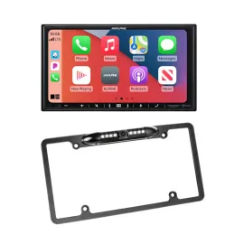 Alpine iLX-407 | 7" Double DIN Multimedia Receiver + License Plate Camera