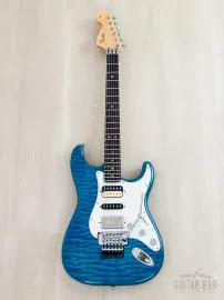 Электрогитара Fender Michiya Haruhata Stratocaster HSH Caribbean Blue Transparent w/gigbag Japan 2019