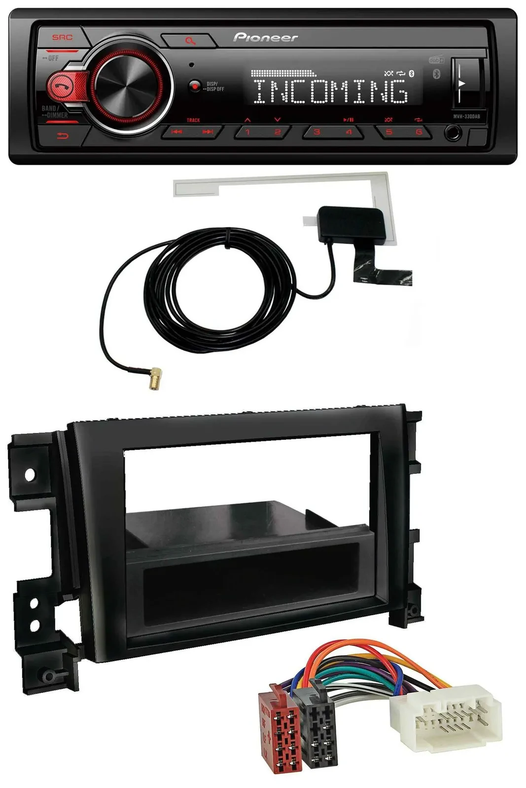 Pioneer USB MP3 DAB Bluetooth Autoradio für Suzuki Gran Vitara (ab 2005)