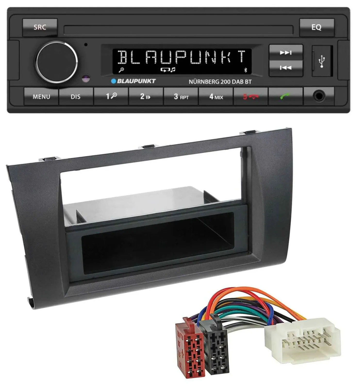 Blaupunkt USB DAB MP3 Bluetooth Autoradio für Suzuki Swift (2006-2010)