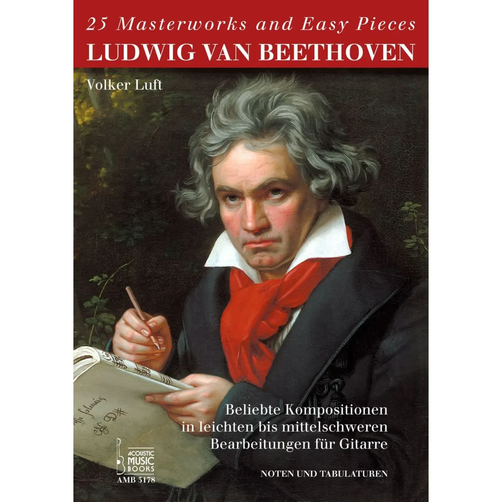 Ноты Acoustic Music Books Beethoven: 25 Masterworks and Easy Pieces