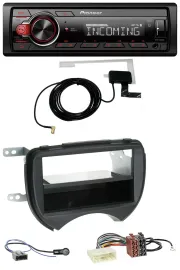 Pioneer USB MP3 DAB Bluetooth Autoradio für Nissan Micra K13 10-13 schwarz