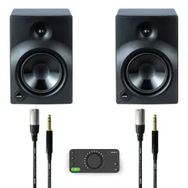 Audio Mikrofonkabel 3m 2er Pack USB Interface Aktive Studiomonitore Producer Set