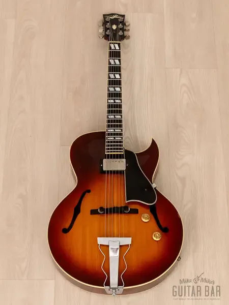 Электрогитара полуакустическая T. and JooDee JP-100 Vintage Archtop L-4C-Style Shiroh Tsuji w/ Case 1970s