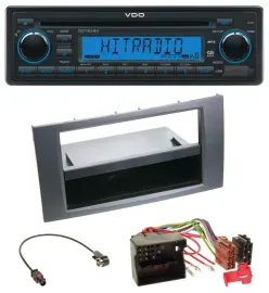 VDO AUX MP3 1DIN CD USB Autoradio für Ford Focus C-Max Galaxy S-Max 03-07 anthra