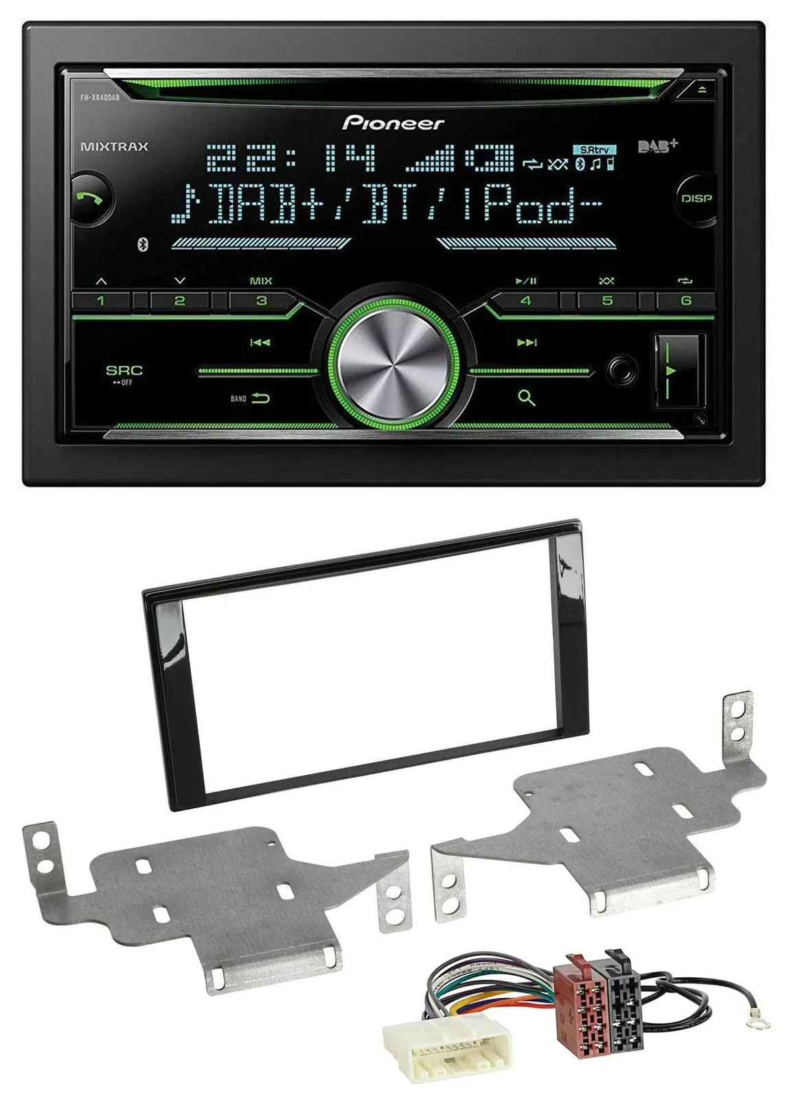 Автомагнитола для Nissan Juke Pioneer 2DIN Bluetooth USB CD MP3 DAB