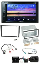 Pioneer Bluetooth 2DIN USB DVD DAB Lenkrad Autoradio für Opel Tigra Corsa C Meri