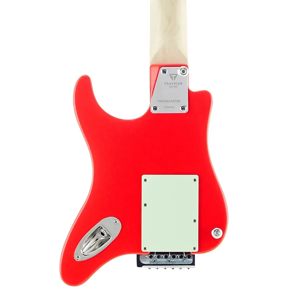 Traveler Guitar Travelcaster Deluxe Electric Travel Guitar Fiesta Red