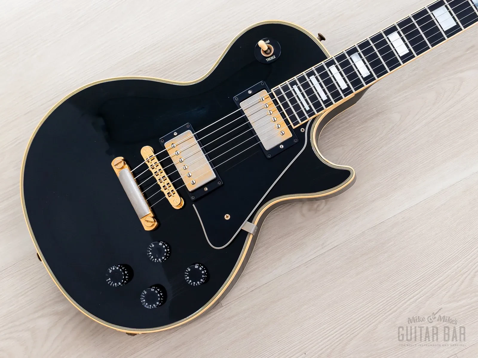 Б/У Электрогитара Gibson Les Paul Custom Black Beauty 1995 с кейсом