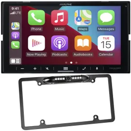 Alpine iLX-W670 7" Digital Multimedia Receiver + License Plate Camera