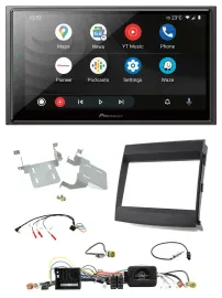 Pioneer USB 2DIN DAB Lenkrad Bluetooth Autoradio für Porsche Cayenne 2011-2016