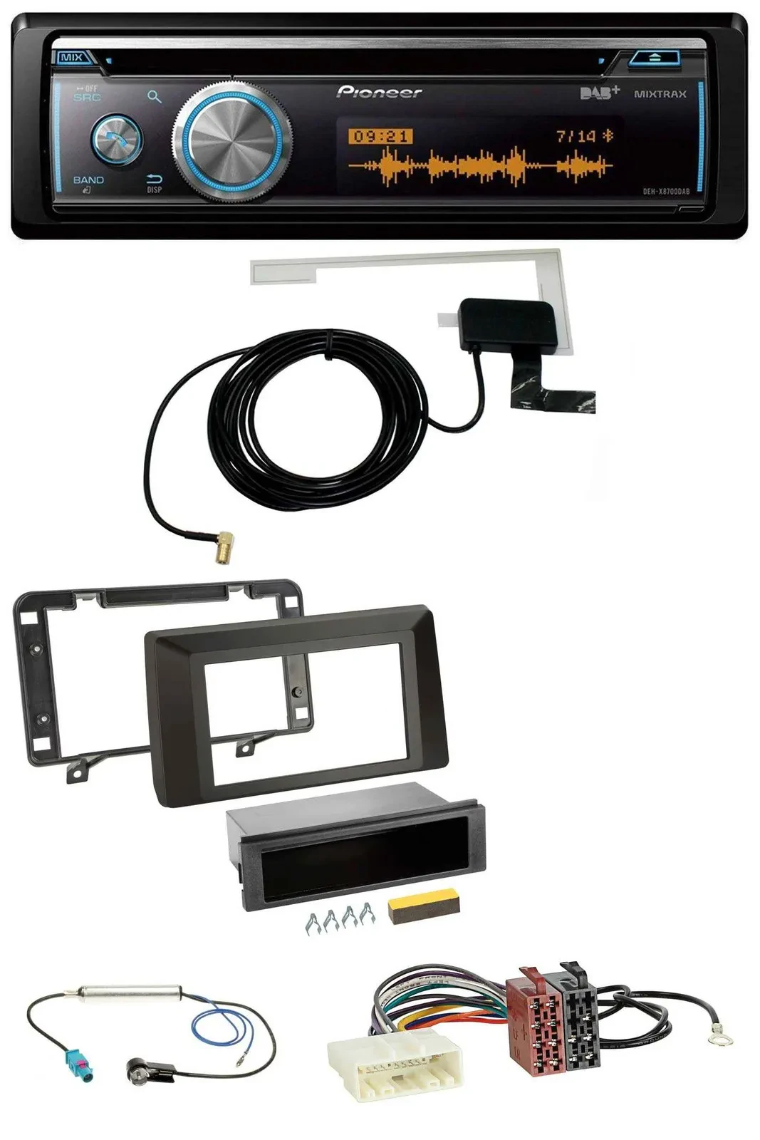 Автомагнитола для Dacia Duster (с 2021) Pioneer Bluetooth, DAB, MP3, USB, CD