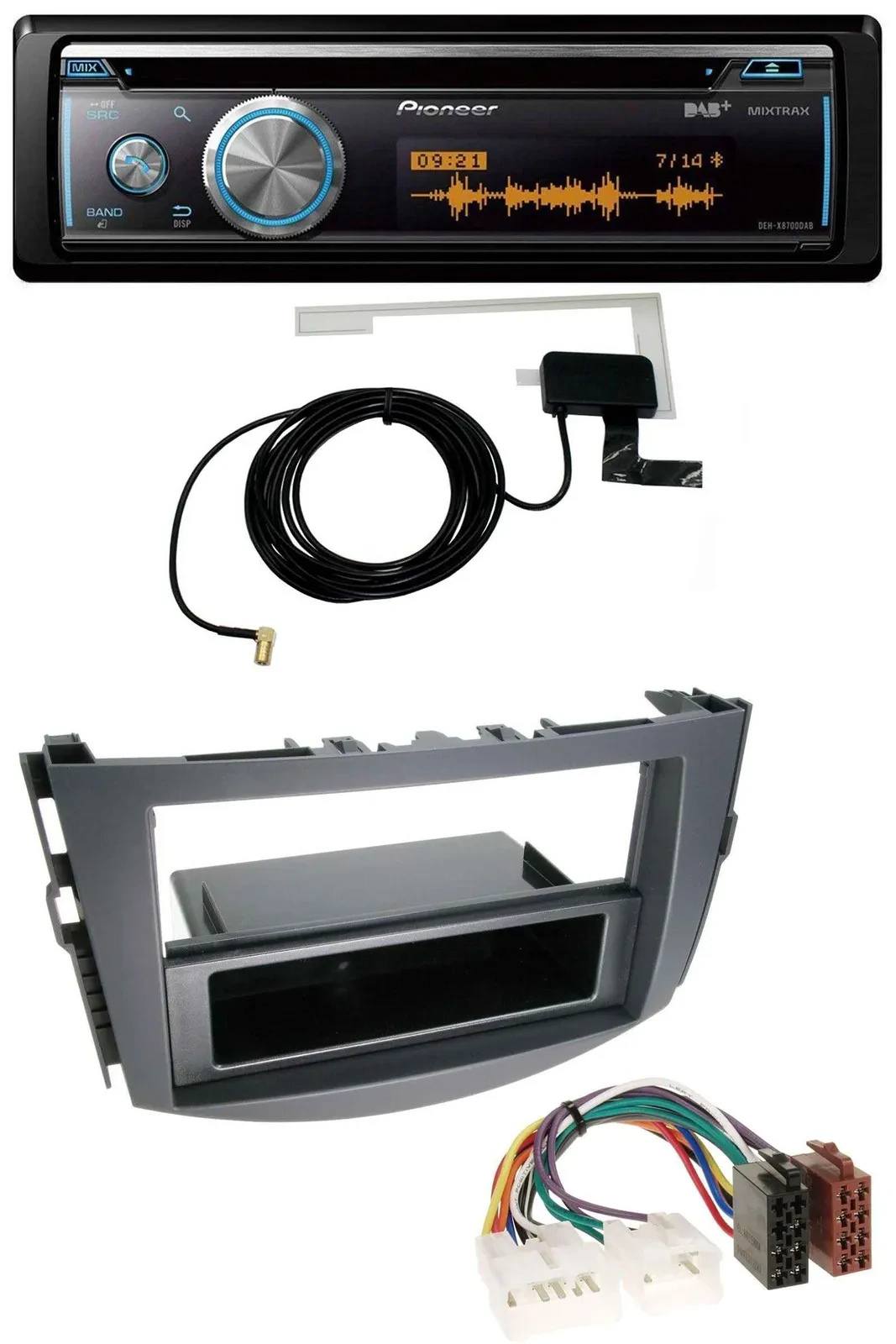 Автомагнитола для Toyota RAV-4 (с 2006) Pioneer Bluetooth, DAB, MP3, USB, CD