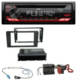 Автомагнитола JVC CD/DAB/USB/Bluetooth, MP3, для Audi A3 8P 2006–2012 (Symphony активная система)