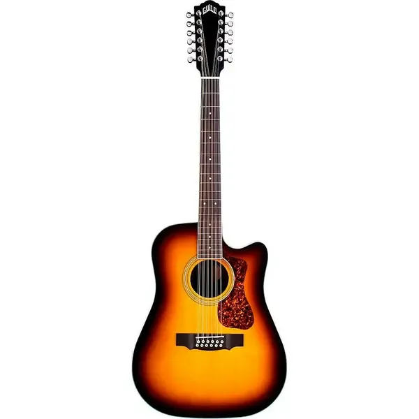 Электроакустическая гитара Guild D-2612CE Deluxe 12-String Cutaway Antique Sunbrst