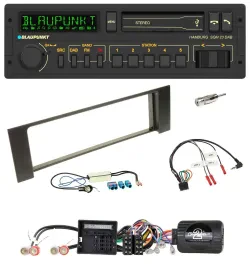 Blaupunkt USB DAB Bluetooth Lenkrad Autoradio für Audi A4 B6 00-04 Quadlock Dopp