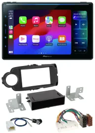 Pioneer Bluetooth DAB MP3 USB Autoradio für Toyota Yaris (11-14) - schwarz