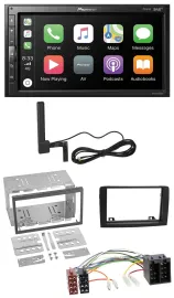 Pioneer USB 2DIN Bluetooth DAB MP3 Autoradio für Fiat Idea ab 05 schwarz