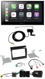 Pioneer USB Lenkrad 2DIN Bluetooth DAB Autoradio für Citroen Fiat Peugeot 2016-2