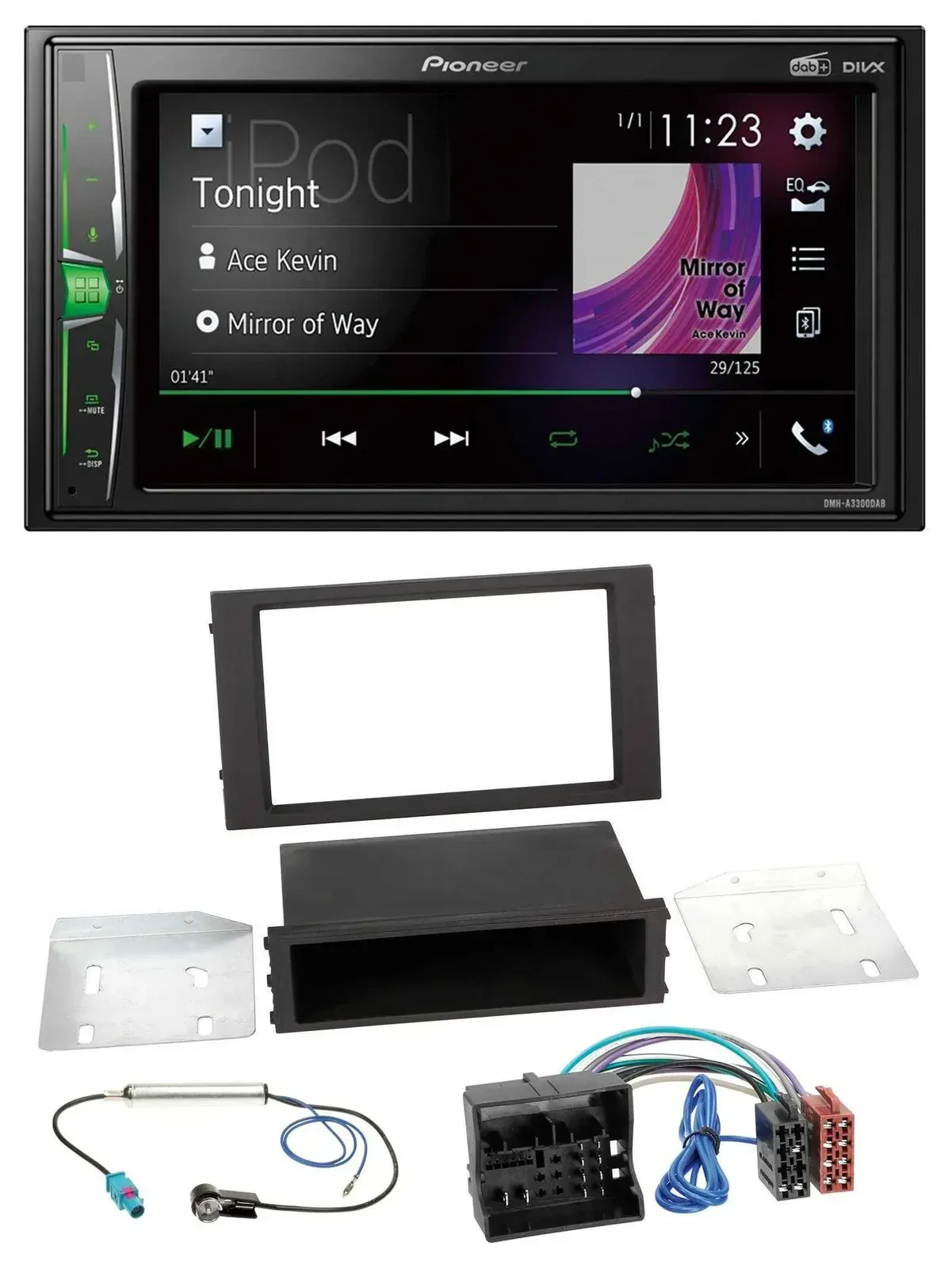Автомагнитола для Seat Leon Pioneer 2 DIN MP3 DAB USB Bluetooth