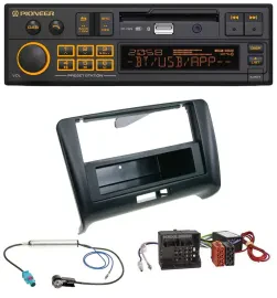 Pioneer DAB MP3 USB Bluetooth Autoradio für Audi TT 06-14 Aktivsystem Quadlock