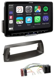 Alpine Bluetooth MP3 USB DAB Autoradio für Fiat Punto (188, 1999-2005)