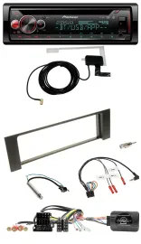 Автомагнитола для Audi A4 2000–2004 Pioneer DAB CD USB Bluetooth, поддержка управления на руле, Can-Bus, ISO