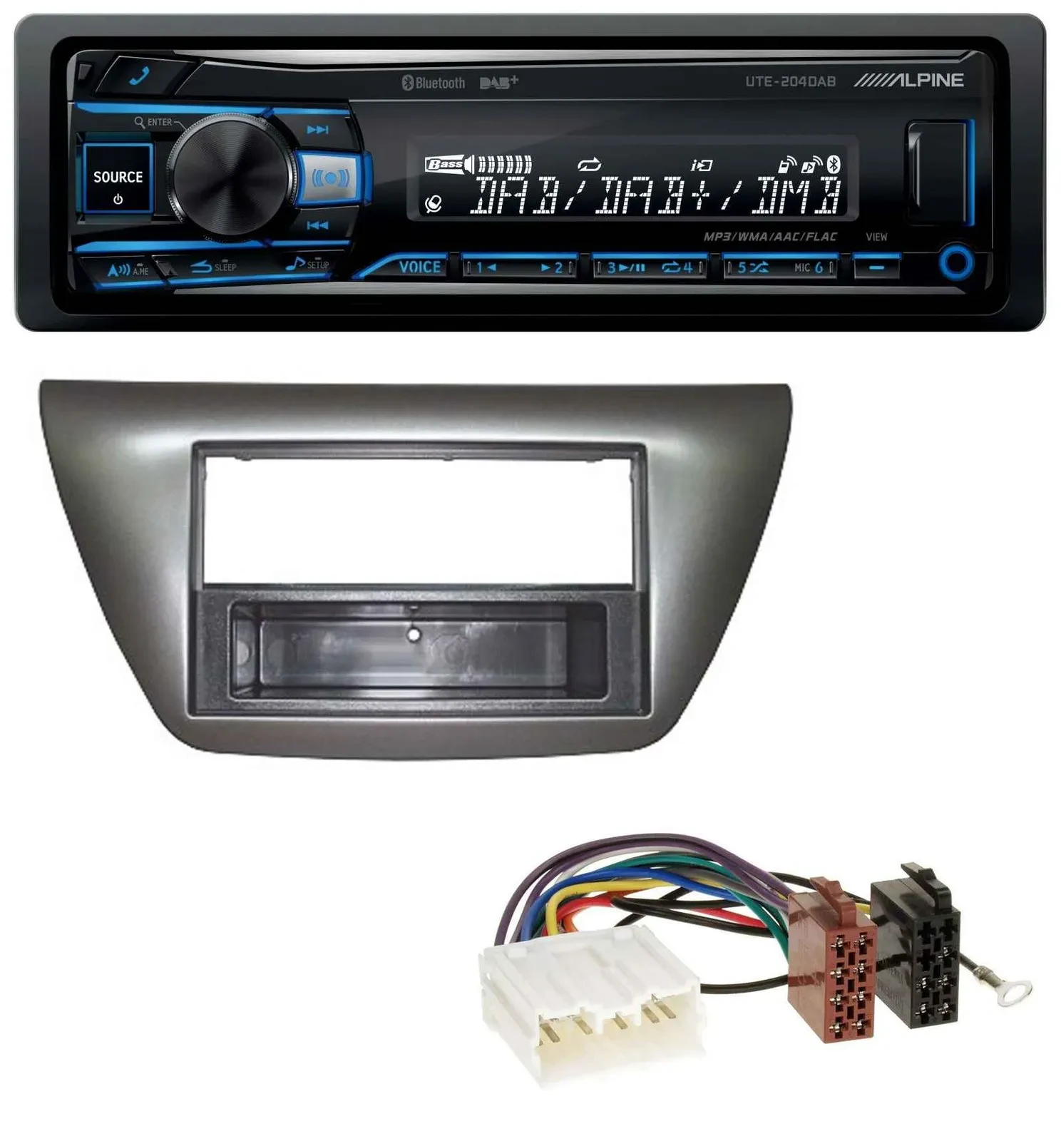 Alpine USB Bluetooth DAB MP3 Autoradio für Mitsubishi Lancer Evo 2004-2008