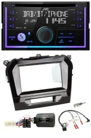 JVC Lenkrad USB 2DIN DAB Bluetooth CD Autoradio für Suzuki Vitara ab 2015