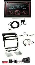 Автомагнитола Pioneer 2-DIN DAB USB CD Bluetooth для Hyundai ix20 (с 2010), поддержка управления с руля