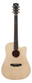 Акустическая гитара Tyma TD-5C Dreadnought Cutaway Natural с чехлом